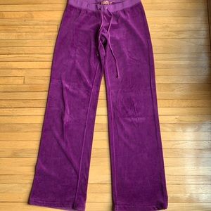 Purple Juicy Couture Track Pants